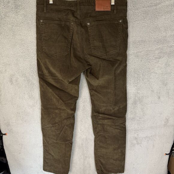 S Orvis Pants Men's 36x33 Brown Chino Corduroy Straight Classic Stretch 5 Pocket - Picture 7 of 11